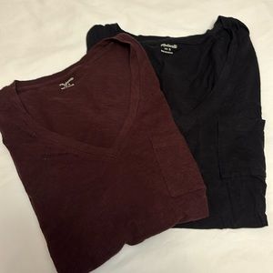 Madewell whisper cotton v-neck pocket t-shirts